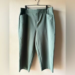 Torrid Green/Teal Crop Trousers - Size 16